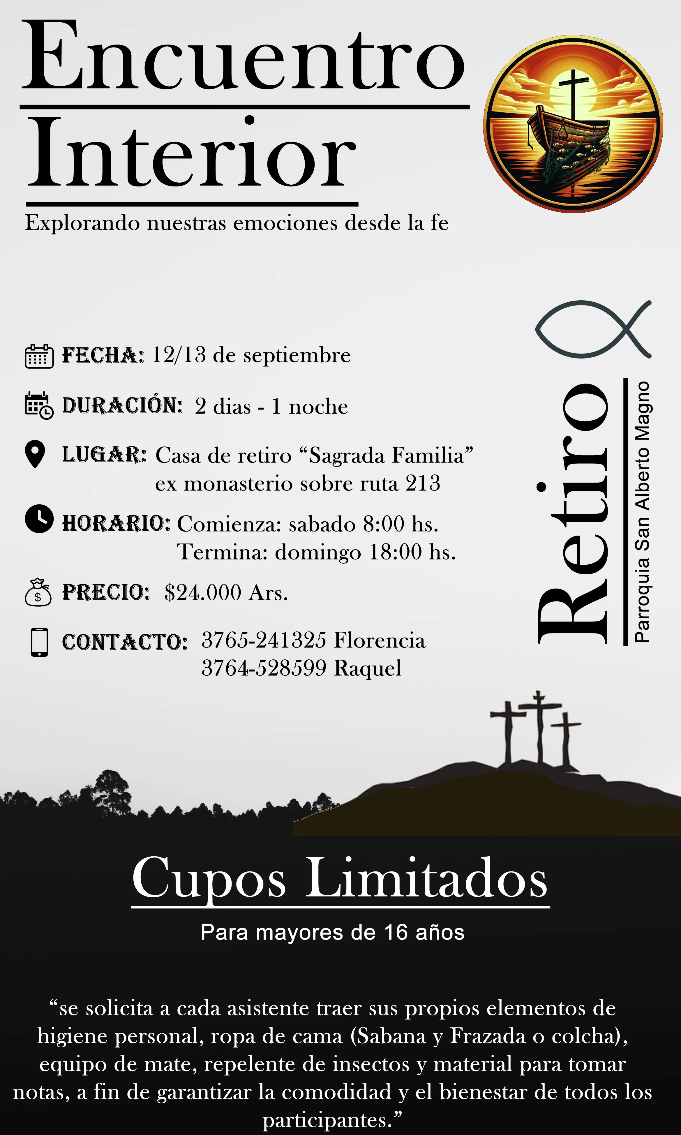 "Encuentro Interior": Invitan a Explorar las Emociones desde la Fe en Posadas