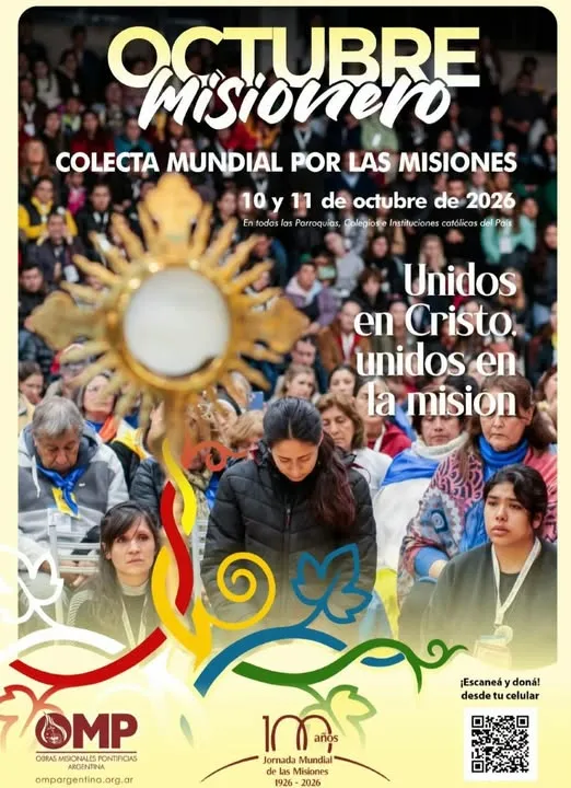 Octubre Misionero 2026: Convocan a la Colecta Mundial por las Misiones en Todas las Comunidades